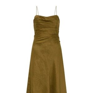 Aje Clarice Draped Maxi Dress